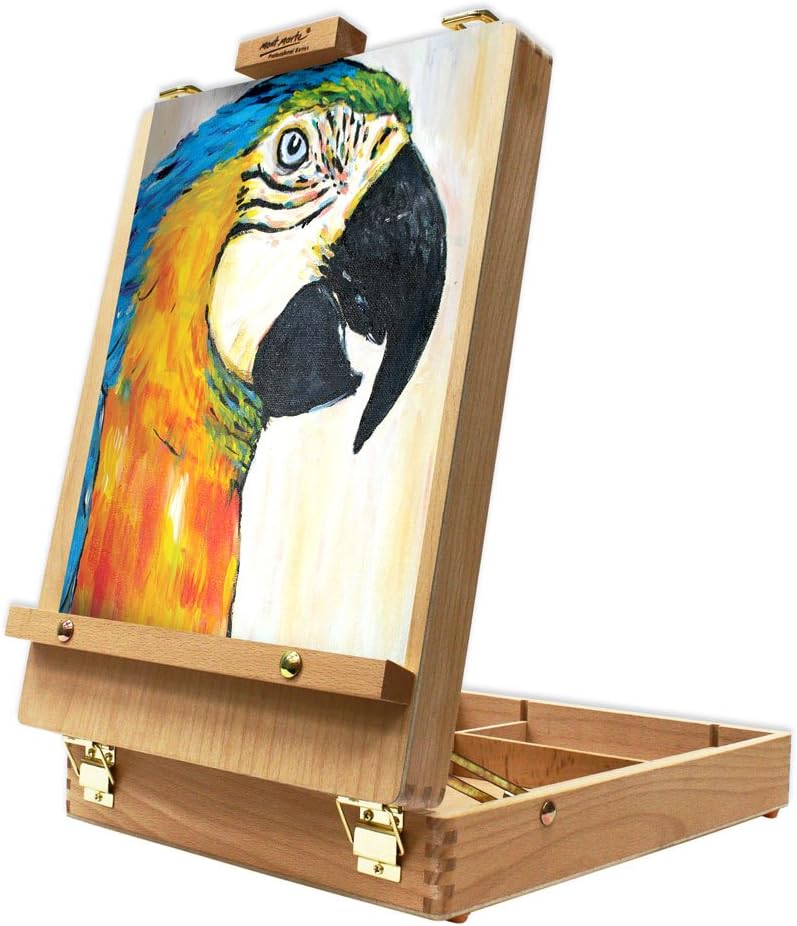 Adjustable Table Top Wood Box Easel - Image 2