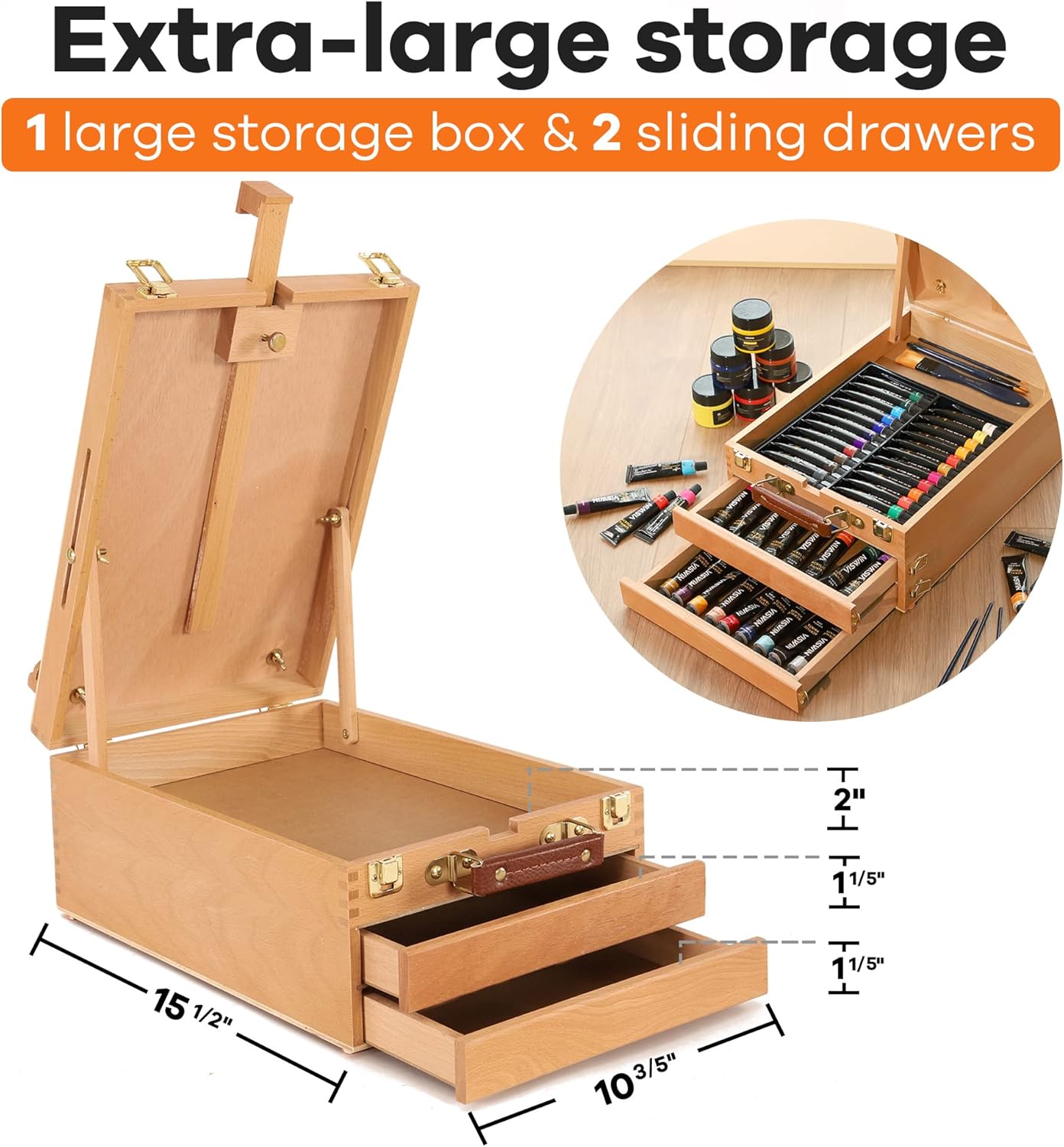 Large Tabletop Easel Box - Image 2