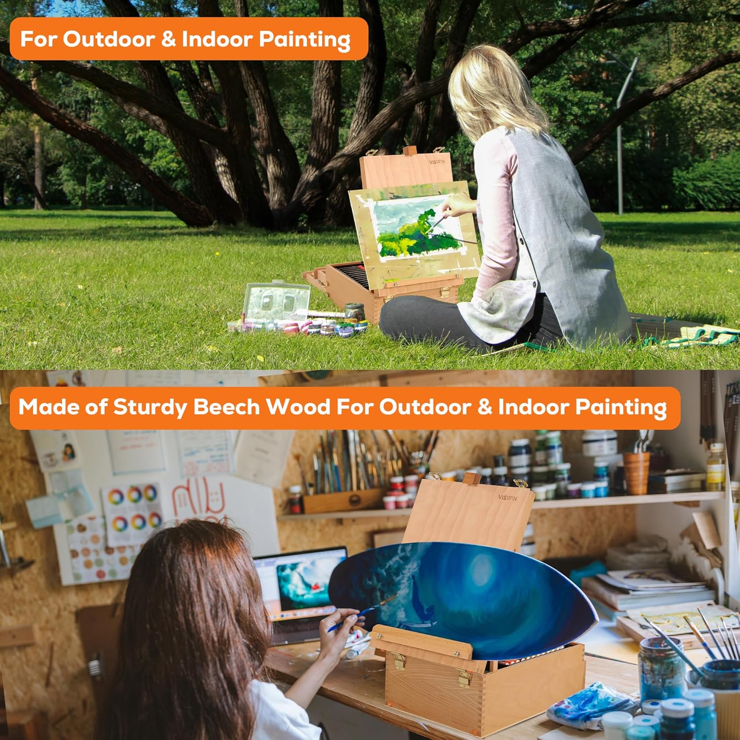 Large Tabletop Easel Box - Image 3