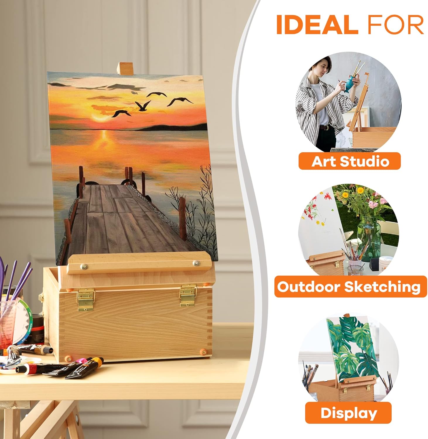 Large Tabletop Easel Box - Image 4